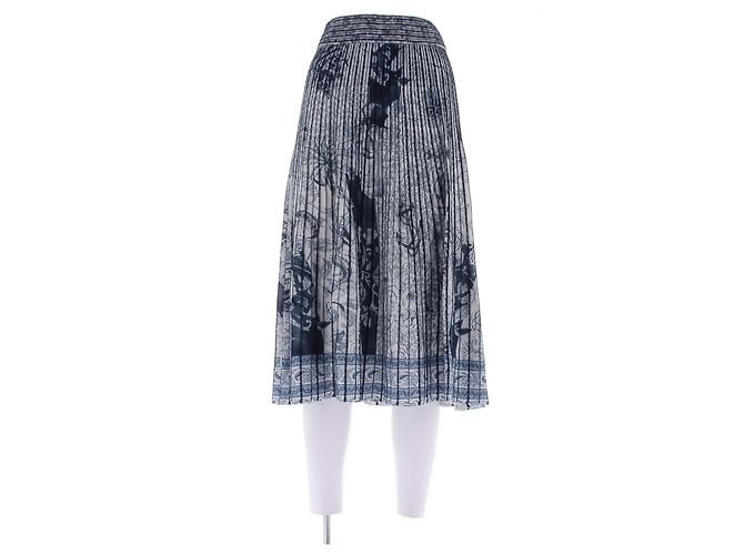 Saia Etro Azul Marinho de Viscose