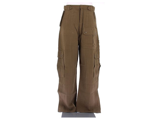 Phoebe Philo Braune/khakifarbene Cargo-Hose