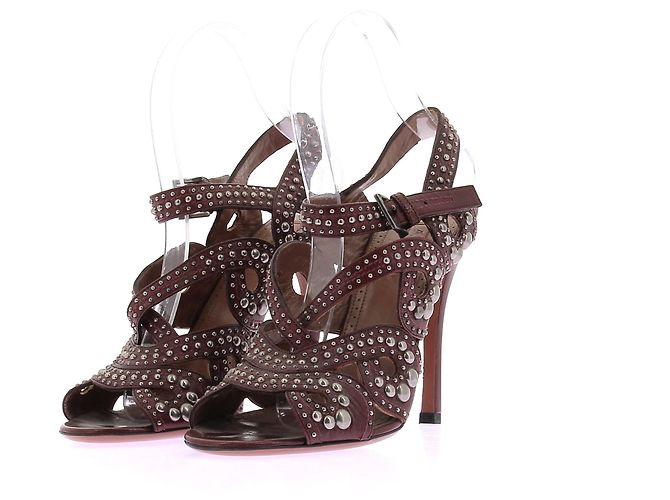 Alaïa Sandales à talons Brown
