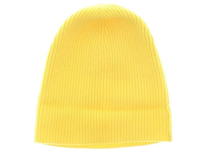 Gorro de lã amarelo Soeur