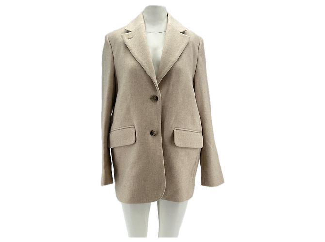 & Other Stories Wollblazer Beige