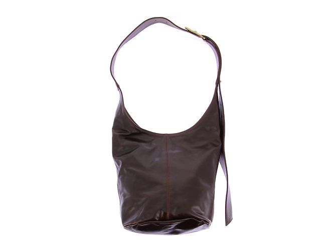 Ba&Sh Youyou brown leather bucket bag