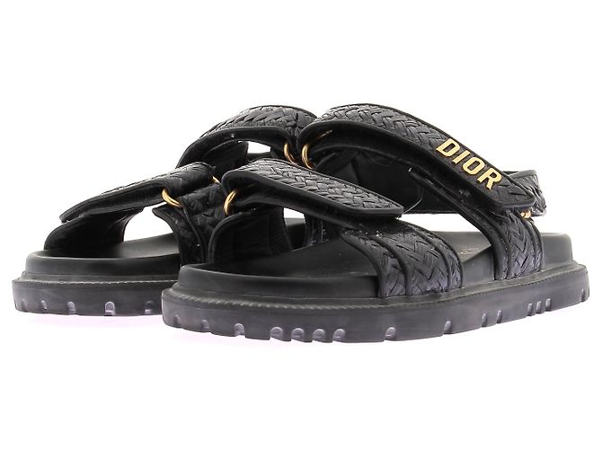 Sandales noires "DiorAct" Black