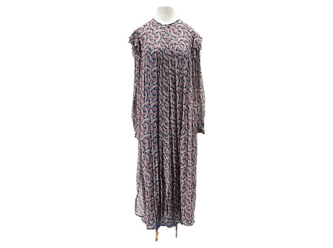 Vestido maxi estampado Isabel Marant Etoile de viscosa Multicolor