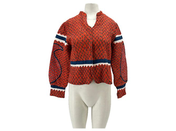 Antik Batik Chaqueta corta con estampado Multicolor
