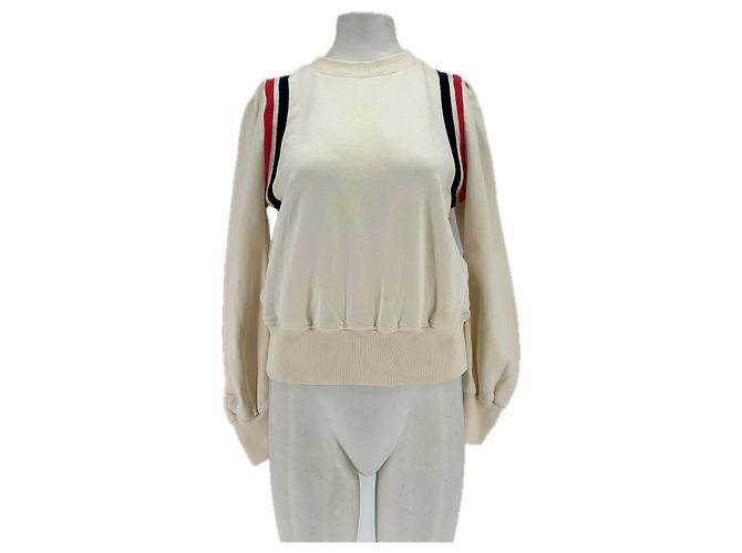 Ba&Sh Jersey ecru 'Annie'
