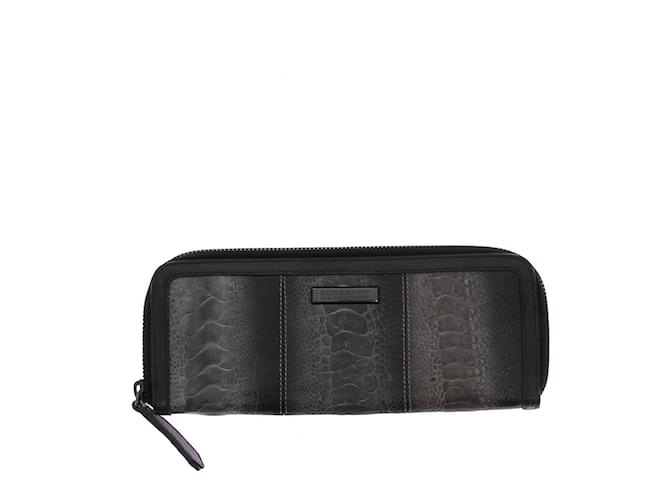 Burberry Tasche aus Python Grau Leder
