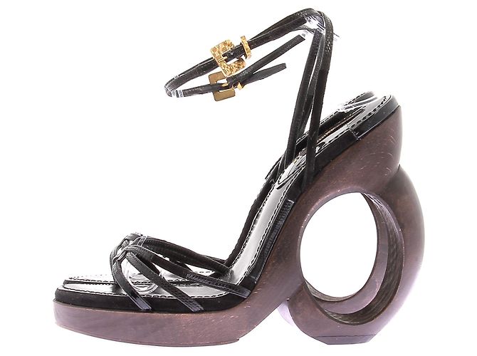 Louis Vuitton Sandales à talons bimatière