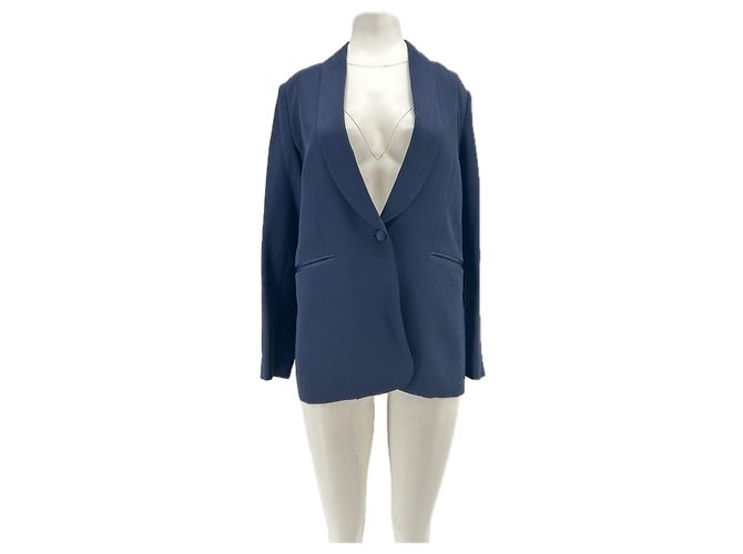Autre Marque Chaqueta azul marino