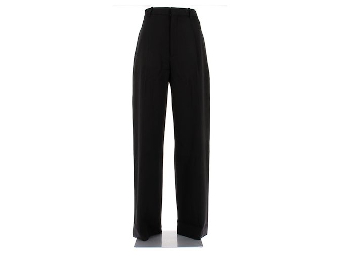 Phoebe Philo Schwarze Wollhose