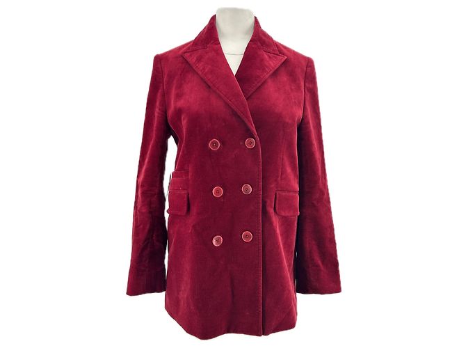 Zadig & Voltaire Samtblazer in Rot