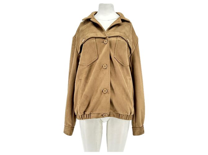 Autre Marque THE FRANKIE SHOP Jacke Camel Kamel