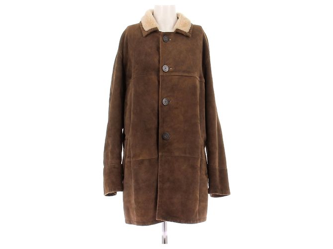 Autre Marque JEKEL Brown Wool Coat