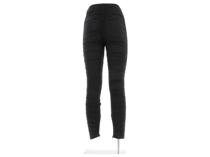 Alexander Wang Leggings schwarz gerafft