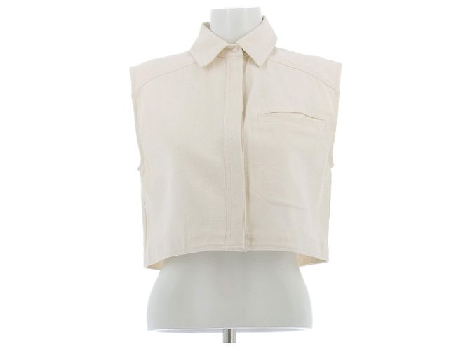 Autre Marque Camicia crema "Adora" Beige