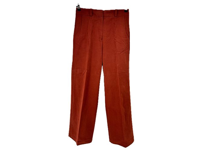 Valentine Gauthier Rote Baumwollhose Größe 38