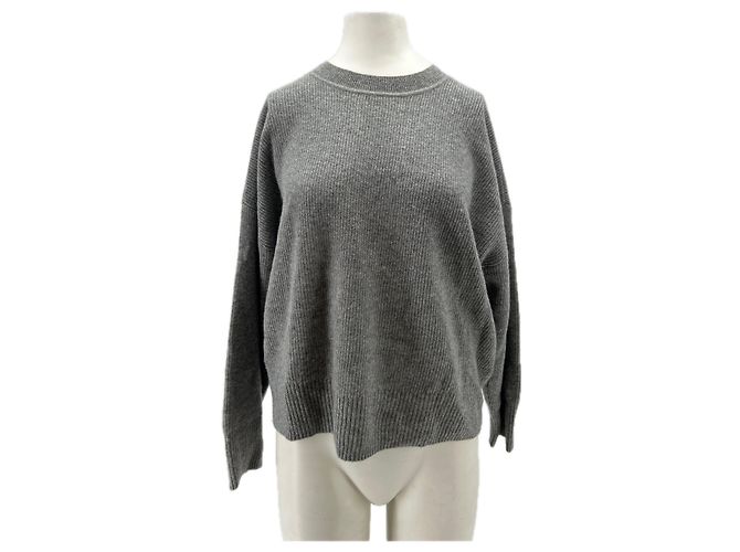 Autre Marque Pull gris en cachemire