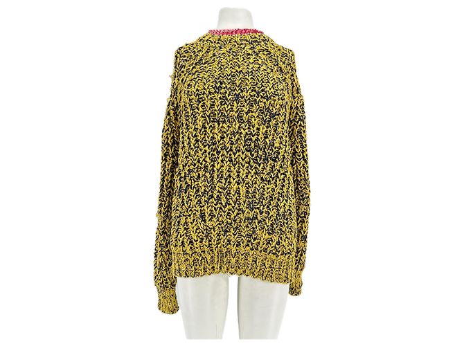 Isabel Marant Gelber Strickpullover Baumwolle M 