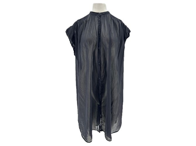 Forte Forte Schwarze transparente Tunika