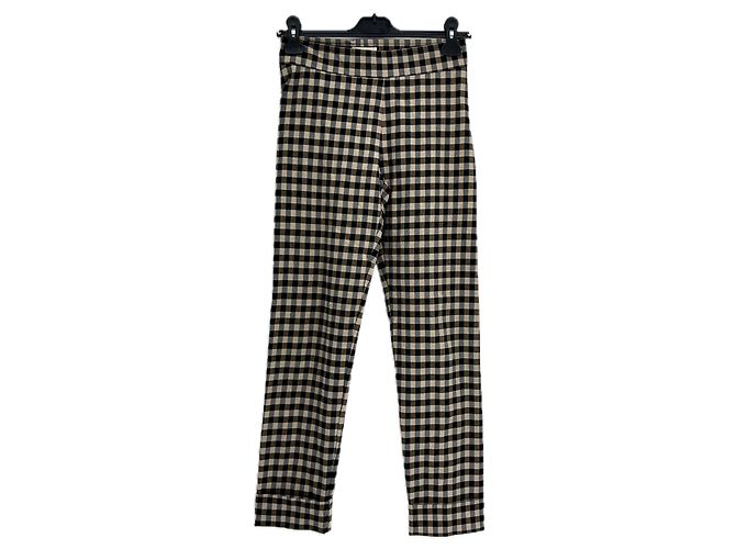 Autre Marque AVENUE MONTAIGNE Vichy Karohose Beige