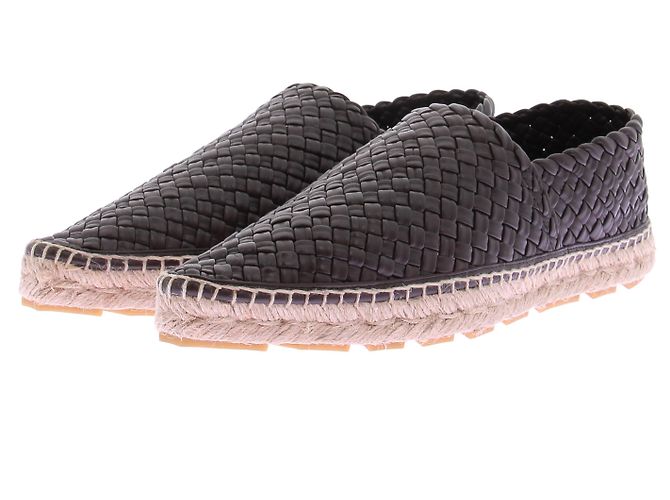 Bottega Veneta Espadrilles trançadas marrons