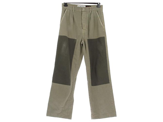 Loewe Hose aus Baumwolle Khaki