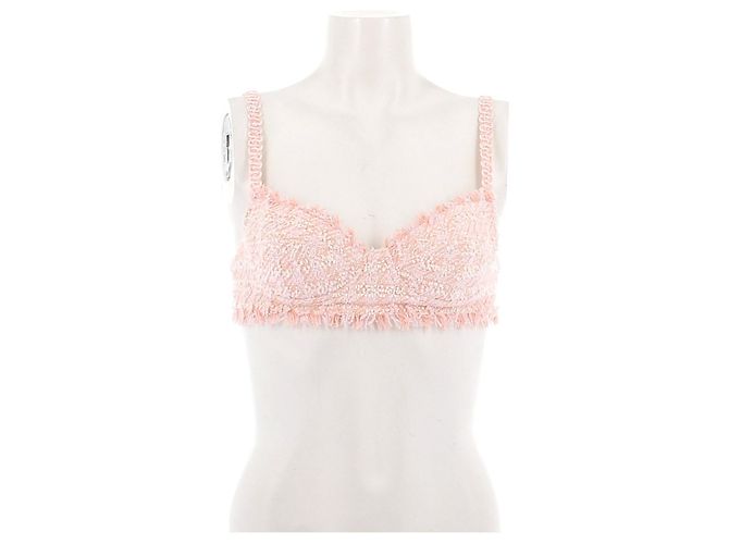Chanel Sostén y corsé rosa