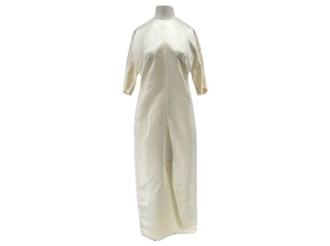 Autre Marque LOULOU STUDIO Ruby Kleid Beige Leinen