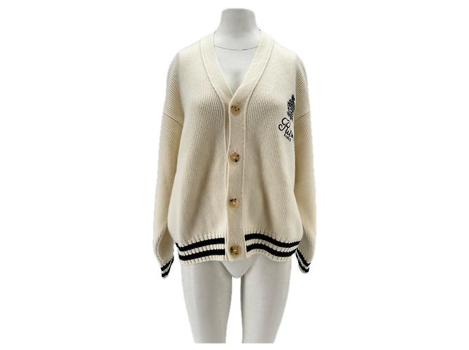 Frame Denim Cardigan en cachemire blanc Beige
