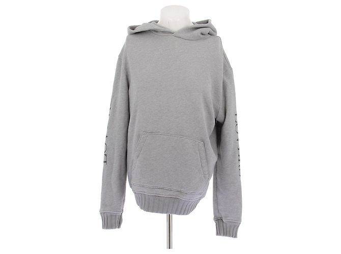 Amiri Hoodie aus Baumwolle grau