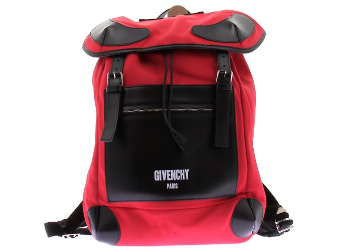 Givenchy Sac à dos rouge et noir