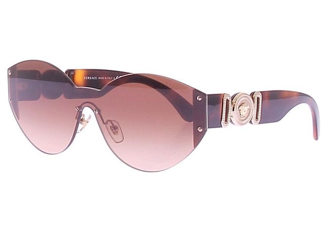 Versace Gafas de sol marrones Castaño 