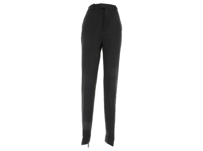 Schwarze Hose Bottega Veneta aus Polyester Größe 42