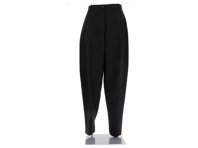 The row Pantalón negro de lana