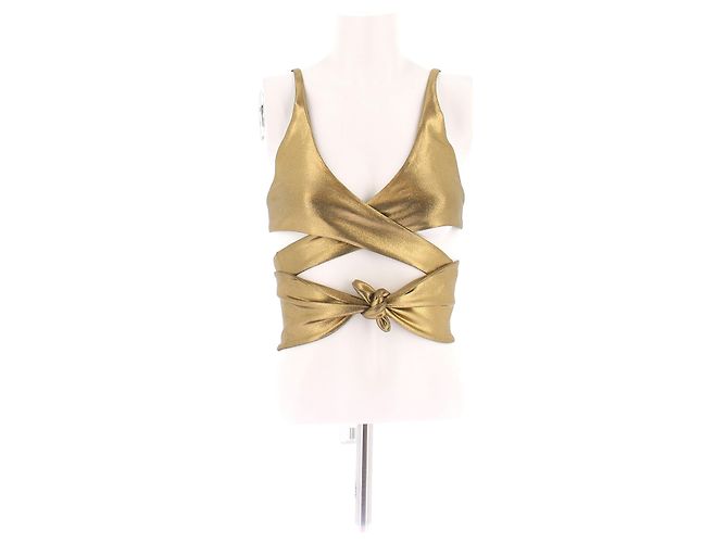 Phoebe Philo Top da bikini dorato