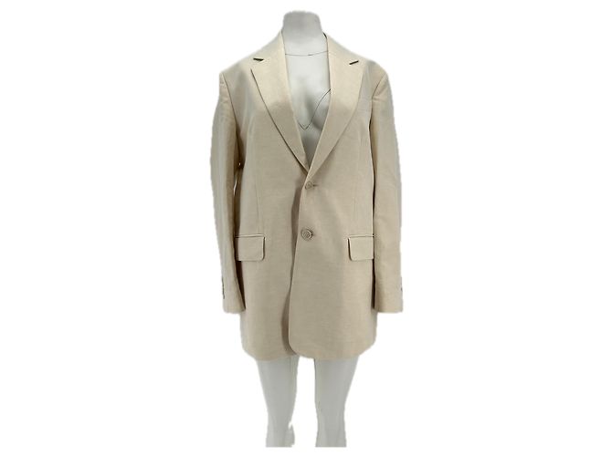 Filippa K Leinenblazer Beige