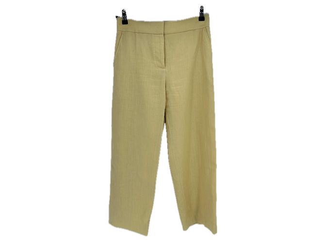 Cos Gelbe Leinenhose
