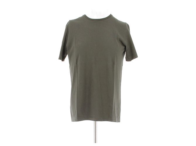 Camiseta de algodón caqui The Row