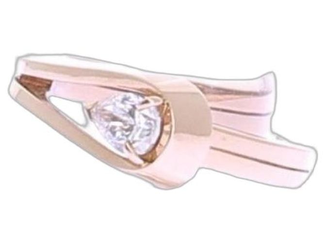 Repossi Bague en or rose et diamants Golden