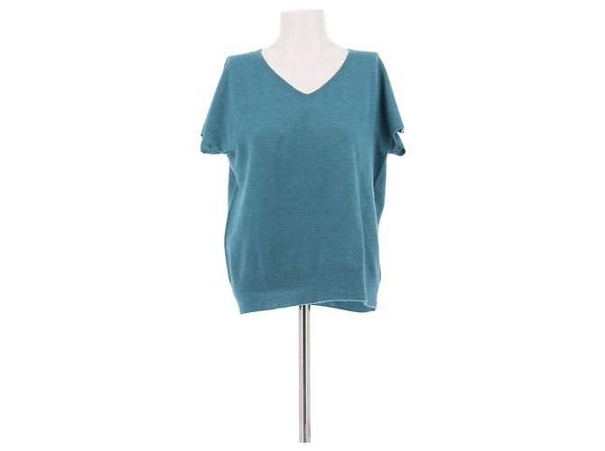 Pull sans manches en cachemire bleu Eres