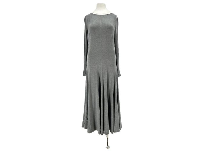 Autre Marque RUE SOPHIE Langes graues Kleid