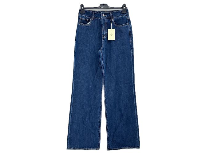 Autre Marque Jeans grezzi ESE O ESE blu in cotone taglia 36