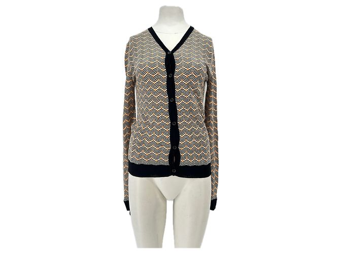 Missoni Cardigan mit Print Schwarz