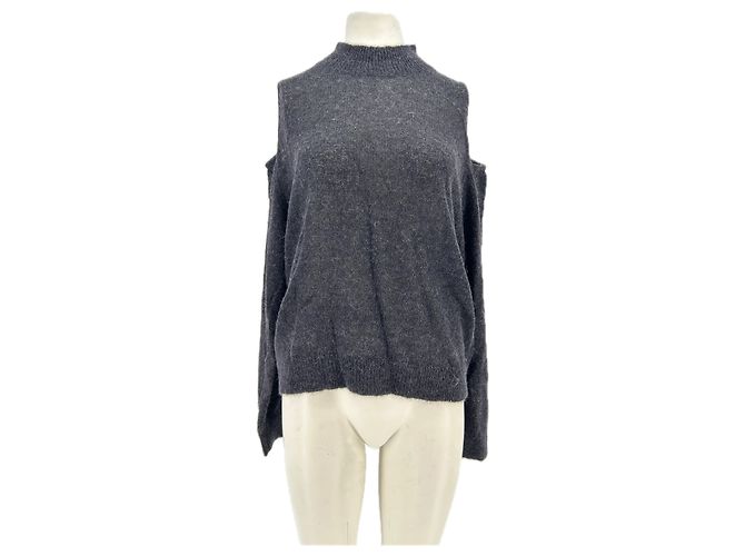 Autre Marque DANTE6 Alpaka Pullover Schwarz 