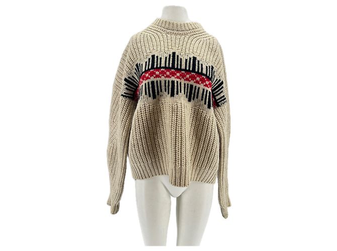 Isabel Marant Wollpullover beige 