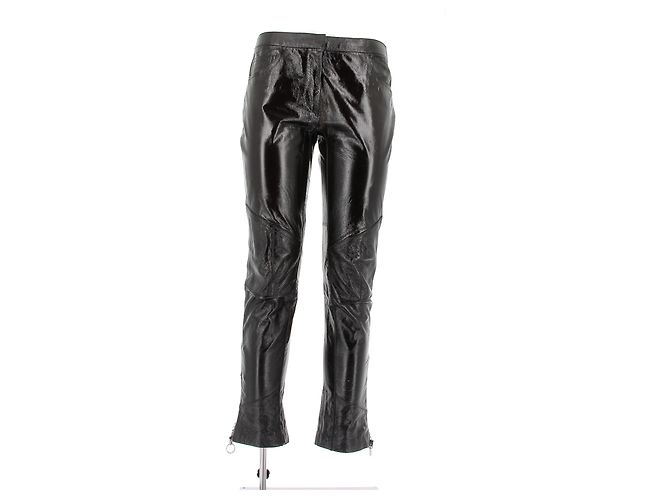 Louis Vuitton Lacklederhose braun