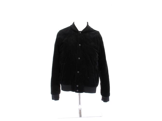 Givenchy Bomber de terciopelo negro en lana