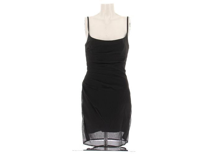 Herve Leger Black Strapless Short Dress