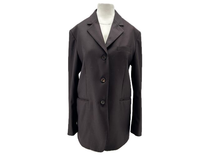 Autre Marque THE FRANKIE SHOP Blazer Dunkelbraun