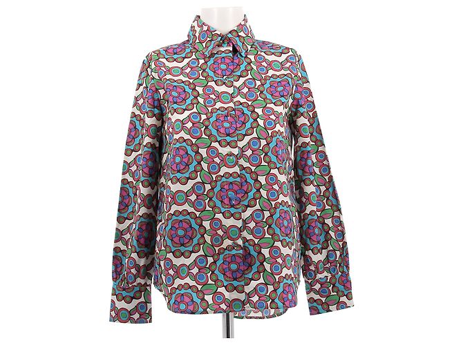 Autre Marque Camicia in cotone a stampa colorata LA DOUBLE J XS Multicolore